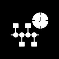 conception d'icône de vecteur de chronologie