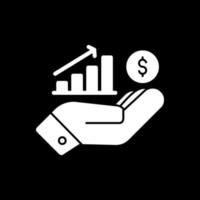 conception d'icône de vecteur de profit