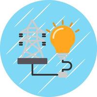 conception d'icône de vecteur d'énergie électrique