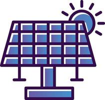 conception d'icône de vecteur d'énergie solaire