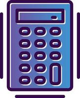 conception d'icône de vecteur de calculatrice