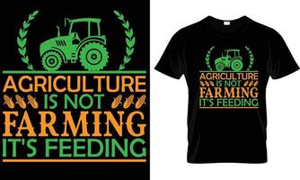 agriculteur t chemise conception graphique vecteur. vecteur