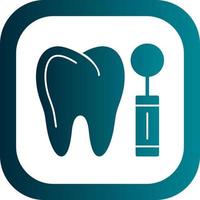 conception d'icône vecteur miroir dentiste