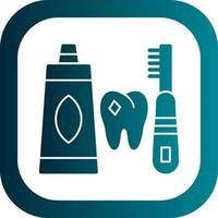 conception d'icônes vectorielles d'hygiène dentaire vecteur