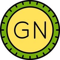 Guinée cadran code vecteur icône