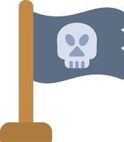 icône de vecteur de drapeau pirate