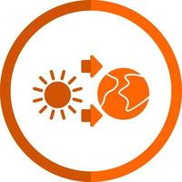 conception d'icône de vecteur d'énergie thermique