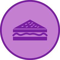 icône de vecteur sandwich unique