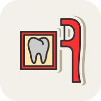conception d'icônes vectorielles de fil dentaire vecteur