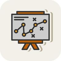 conception d'icône de vecteur de stratégie