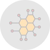 conception d'icône de vecteur de nanotechnologie