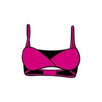 soutien-gorge femme maillot de bain illustration conception vecteur