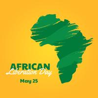 Journée de la Libération africaine vecteur