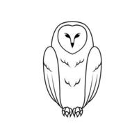 conception de vecteur illustration hibou