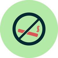 icône de vecteur non fumeur
