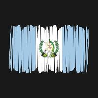 drapeau du guatemala brosse illustration vectorielle vecteur