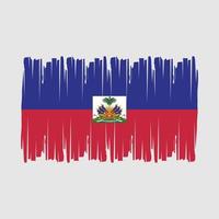 vecteur de brosse drapeau haïti