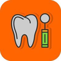 conception d'icône vecteur miroir dentiste