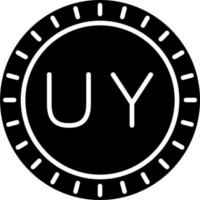 Uruguay cadran code vecteur icône