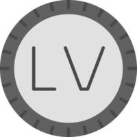 Lettonie cadran code vecteur icône
