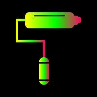 icône de vecteur de rouleau de peinture