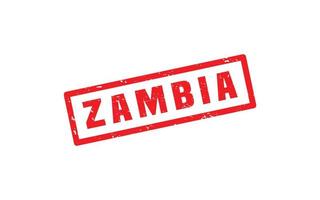 Zambie timbre caoutchouc avec grunge style sur blanc Contexte vecteur