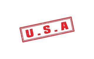 américain Etats-Unis timbre caoutchouc avec grunge style sur blanc Contexte vecteur