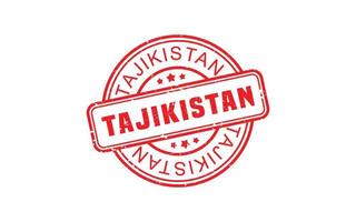 le tadjikistan timbre caoutchouc avec grunge style sur blanc Contexte vecteur