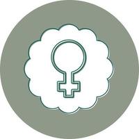 icône de vecteur féminin