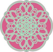 3d mandala multicouche Couper fichier svg vecteur