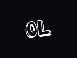 alphabet ol logo image, lettre ol initiale logo modèle vecteur