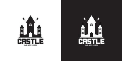 Château logo conception Facile minimaliste vecteur eps