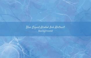 bleu liquide de l'alcool encre abstrait Contexte vecteur