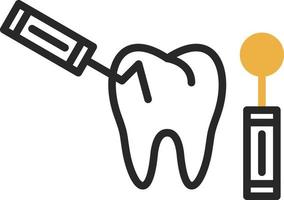 conception d'icône de vecteur de dentisterie