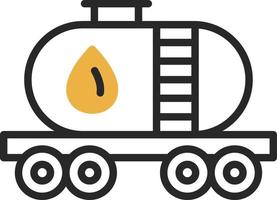 conception d'icône de vecteur de réservoir de carburant