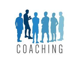 coaching sur vecteur graphique illustration