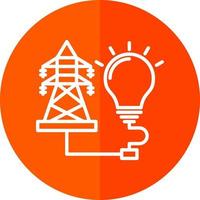 conception d'icône de vecteur d'énergie électrique