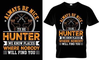 chasse T-shirt conception, chasseur T-shirt, chasseur, chasse, vecteur