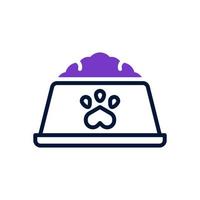 animal de compagnie bol icône pour votre site Internet conception, logo, application, ui. vecteur