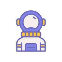 astronaute icône pour votre site Internet conception, logo, application, ui. vecteur