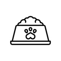 animal de compagnie bol icône pour votre site Internet conception, logo, application, ui. vecteur