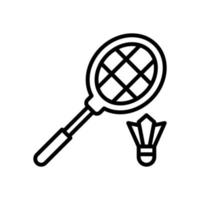 badminton icône pour votre site Internet conception, logo, application, ui. vecteur