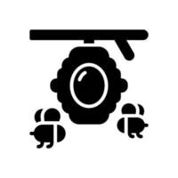 abeille maison icône pour votre site Internet conception, logo, application, ui. vecteur