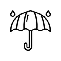 parapluie icône pour votre site Internet conception, logo, application, ui. vecteur