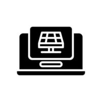 icône d'ordinateur portable pour votre site Web, mobile, présentation et création de logo. vecteur