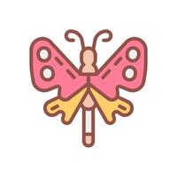 papillon icône pour votre site Internet conception, logo, application, ui. vecteur