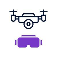 drone icône pour votre site Internet conception, logo, application, ui. vecteur