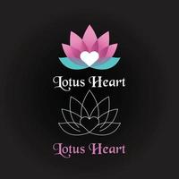 coloré lotus logo conception inspiration vecteur