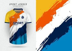 arrière-plans pour des sports Jersey, football maillots, fonctionnement maillots, courses maillots, brosse motifs, multi couleurs. vecteur