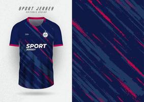 Contexte pour des sports Jersey, football Jersey, fonctionnement Jersey, courses Jersey, marine bleu et rouge rayures modèle. vecteur